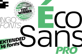 Éco Sans Pro Extended: A Bold Typeface for Web Design